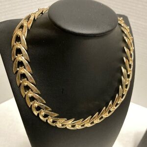 Gold tone Choker Necklace